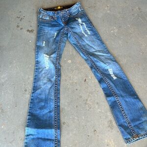 Women’s light blue jeans.  Iron Horse.  Size 0 Xtra long.  Excellent condition